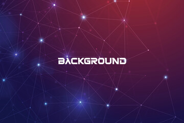 Fototapeta premium Technology background, Digital background, Network light