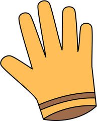 Obraz premium leather garden glove 