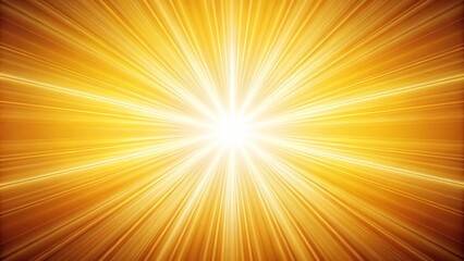 Obraz premium Bright Golden Radiating Light Burst