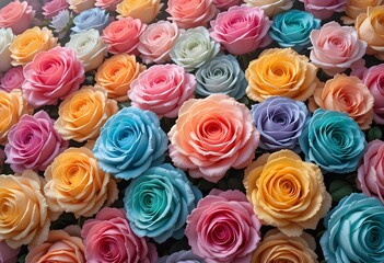 an enlarged picture of roses