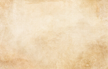 Beige grunge old paper texture for background design.