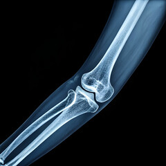 Naklejka premium X-rays of human body parts provide detailed images for diagnosing injuries