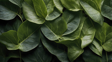 Beautifully Textured Leaf Pattern with Natural Lighting
