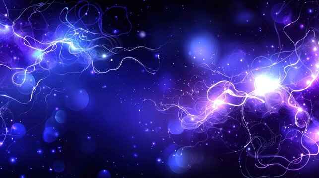 UV-reactive ink art Shimmering Gradient Forms Merge Into Organic Shapes flow into an organic expression luminescent ink.