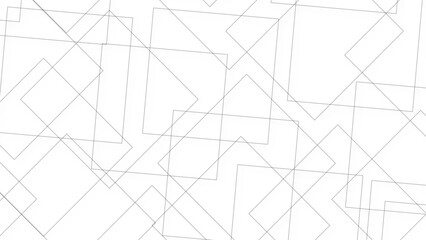 Fototapeta premium Abstract boxes background. Modern technology illustration with square mesh. Digital geometric abstraction with lines and points. Cube cell. 
