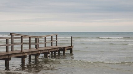 Obraz premium pier at the beach