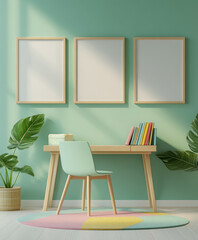 Home office setup modern workspace desk area minimalist design bright environment cozy viewpoint