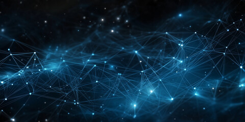 Obraz premium Tech Network Background.