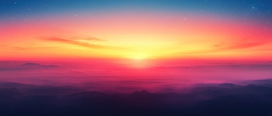 Obraz premium Smooth light gradient background with a sunset-inspired color palette