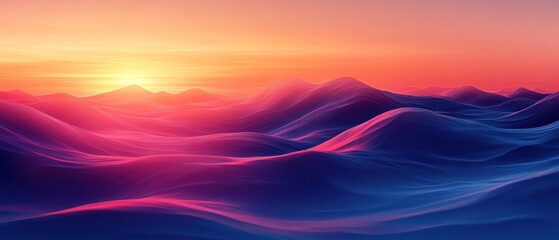 Smooth light gradient background with a sunset-inspired color palette