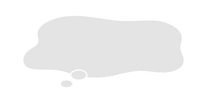 もやもやとした不安や不満の吹き出し ベクター