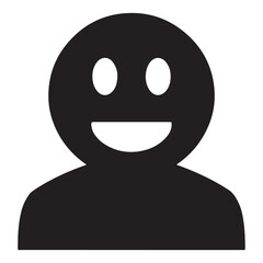 Emoji silhouette of vector Black outline emoticon set isolated on transparent vector and set of smiley faces icons set etc characters