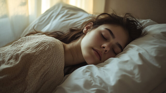 Embracing serenity on National Napping Day with peaceful slumber at home