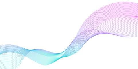 modern seamless abstract wave curve lines with flowing particles, smooth and dynamic speed wave patterns technology lines, Wavy flowing curve pattern of digital modern technology and geometry.