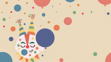 April Fools' Day Celebration - themed Background: Gather Joyful Moments and Render a Unique April Fool's Celebration Atmosphere