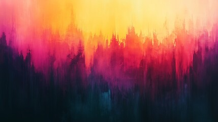 A bold abstract digital painting with fiery hues and deep brushstrokes, creating a dramatic and expressive background.