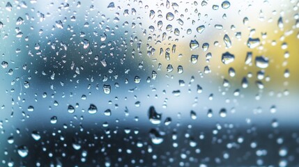 Fototapeta premium Glass of water with droplets, simplicity in everyday moments.