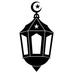 vector illustration of an ancient lantern