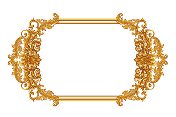 Baroque vignette with intricate decorative elements