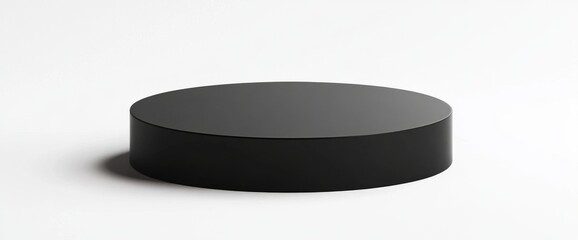Black Product Display Oval Pedestal