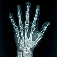 X-rays of human body parts provide detailed images for diagnosing injuries