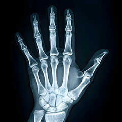 X-rays of human body parts provide detailed images for diagnosing injuries