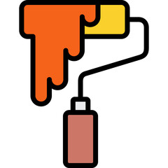 roller paint icon