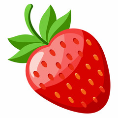 Obraz premium Strawberry isolated on white