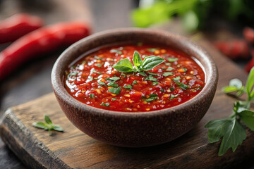 Freshly made delicious salsa