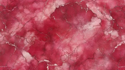 Fototapeta premium Sophisticated Artistic Design, Abstract Background, Digital Artwork, Marble Texture, Red and Pink Veins