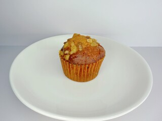 Longan Cupcakes on a White Plate