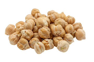 Healthy Garbanzo Beans Rich in Fiber and Protein Isolated on Transparent Background