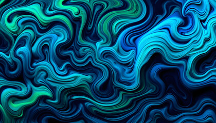 Abstract Liquid Marble Design With Vibrant Colors