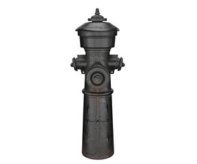 3d rendering vintage hydrant