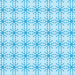 Beautiful Seamless Blue Geometric Pattern