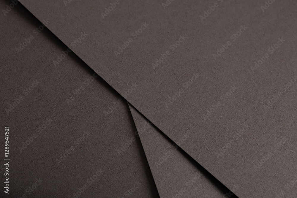 Poster Dark espresso brown paper background with a smooth matte texture and subtle geometric lines.