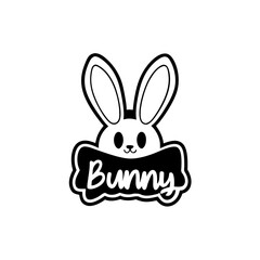 Fototapeta premium easter bunny vector illustration