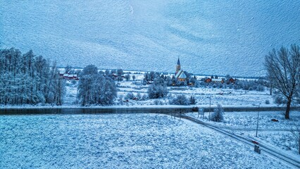 view of the river in the city © Bartosz