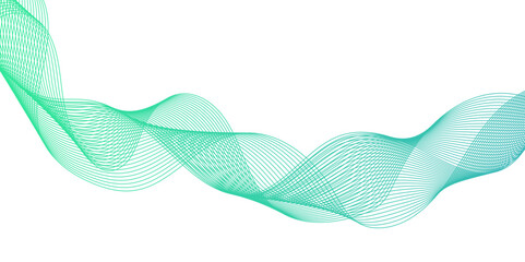 dynamic curved geometric wave line is floating, modern seamless abstract wave curve lines with flowing particles, smooth and dynamic speed wave patterns technology lines.