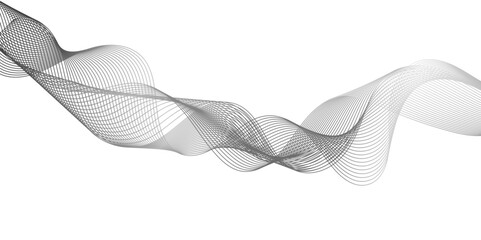 abstract curved geometric wave line on black background, abstract luxury and curved geometric frequency sound wave lines and line technology, Digital various curved frequency track equalizer.