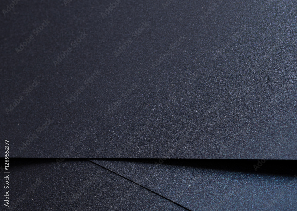 Poster Deep navy blue paper background with a smooth matte texture and subtle geometric lines. Rich midnight and charcoal tones create a sophisticated, elegant, and luxurious abstract design.