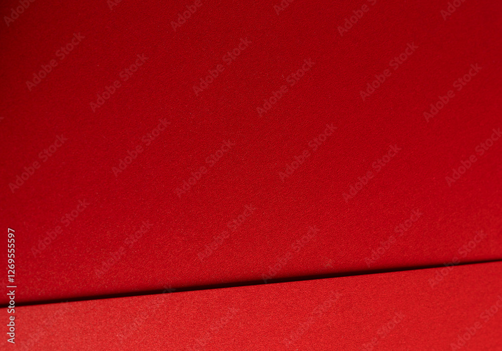 Poster Fiery crimson paper background with a smooth texture and geometric lines. Rich scarlet tones and a glowing gradient create a bold, elegant, and luxurious abstract design with dynamic contrast.