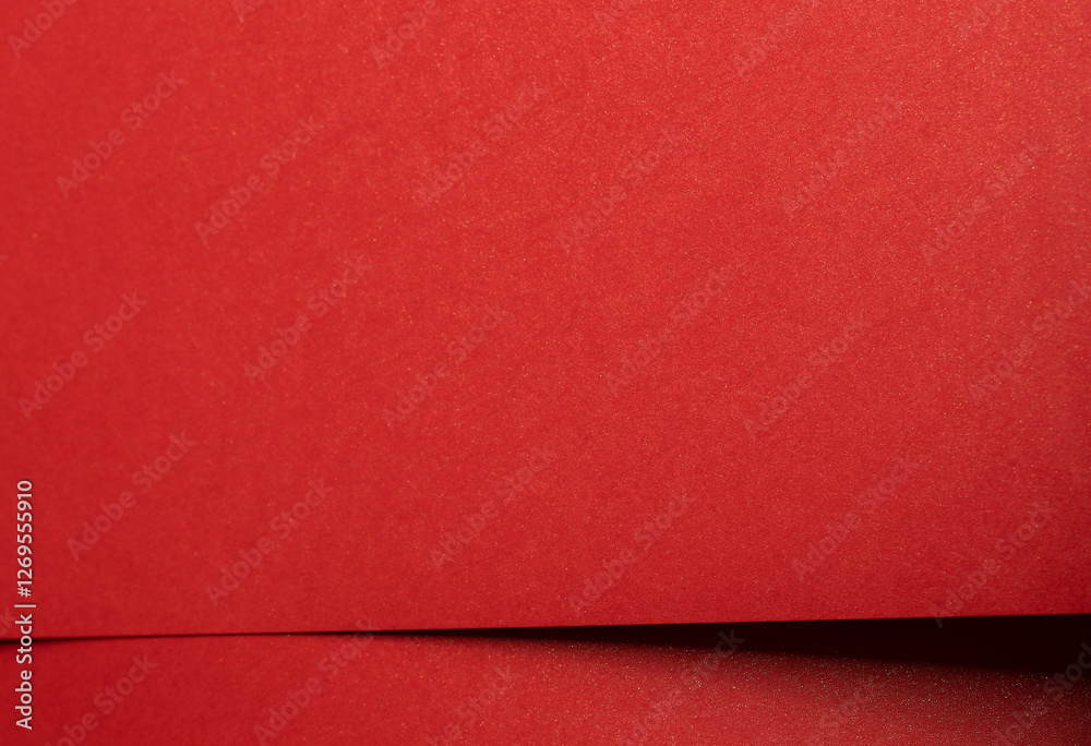 Aufkleber fiery crimson paper background with a smooth texture and geometric lines. rich scarlet tones and a g