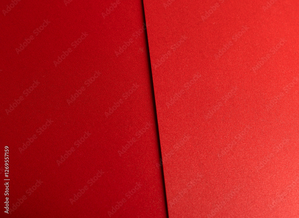 Poster Fiery crimson paper background with deep ruby tones and overlapping layered folds. Smooth and textured surfaces create an elegant, bold, and luxurious abstract composition with a radiant glow.
