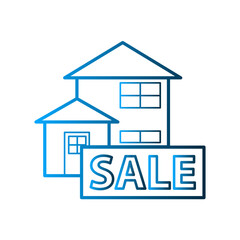 Real estate icon design template