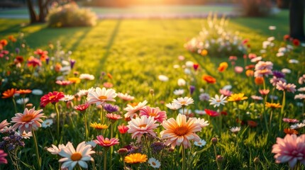 field of wild flowers