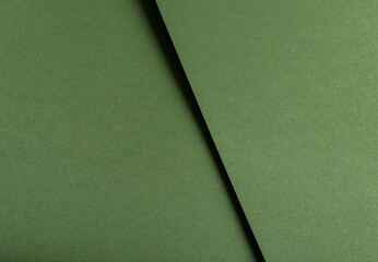 Olive green paper background with a subtle texture and organic depth. Muted moss and forest tones create an elegant, refined, and sophisticated abstract design with geometric lines.