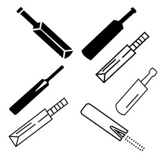 cricket bad icon with cricket bad logo