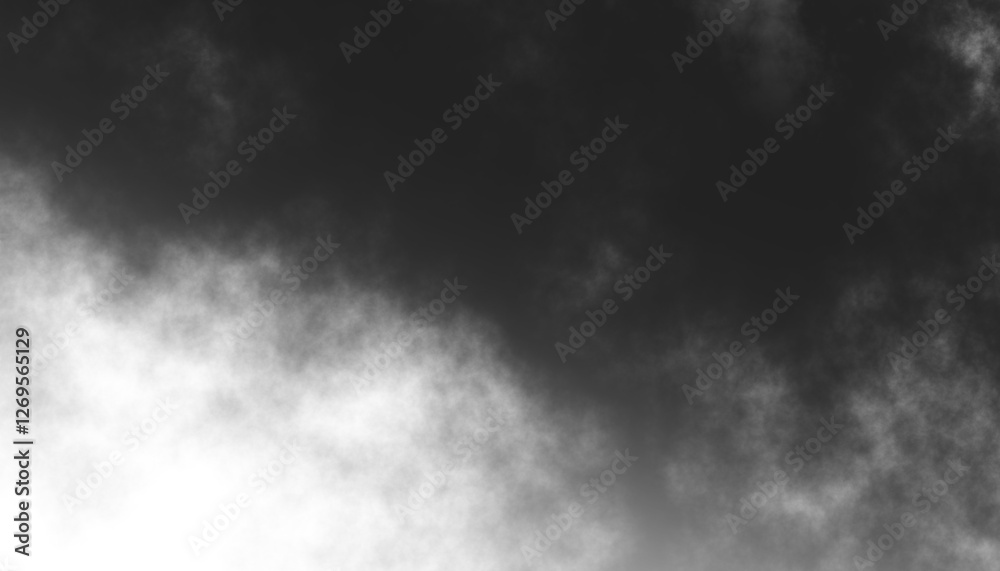 Wall mural realistic dry ice smoke clouds fog overlay perfect for compositing into your shots. simply drop it i