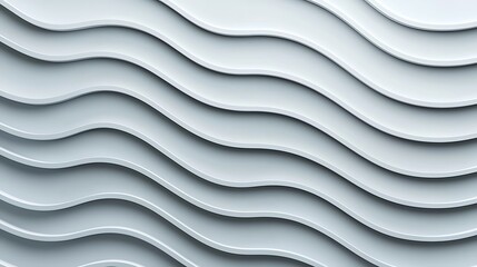 A textured surface featuring wavy lines in soft gray tones, creating a soothing and modern aesthetic.